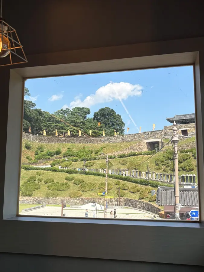 공주 여행자 사진